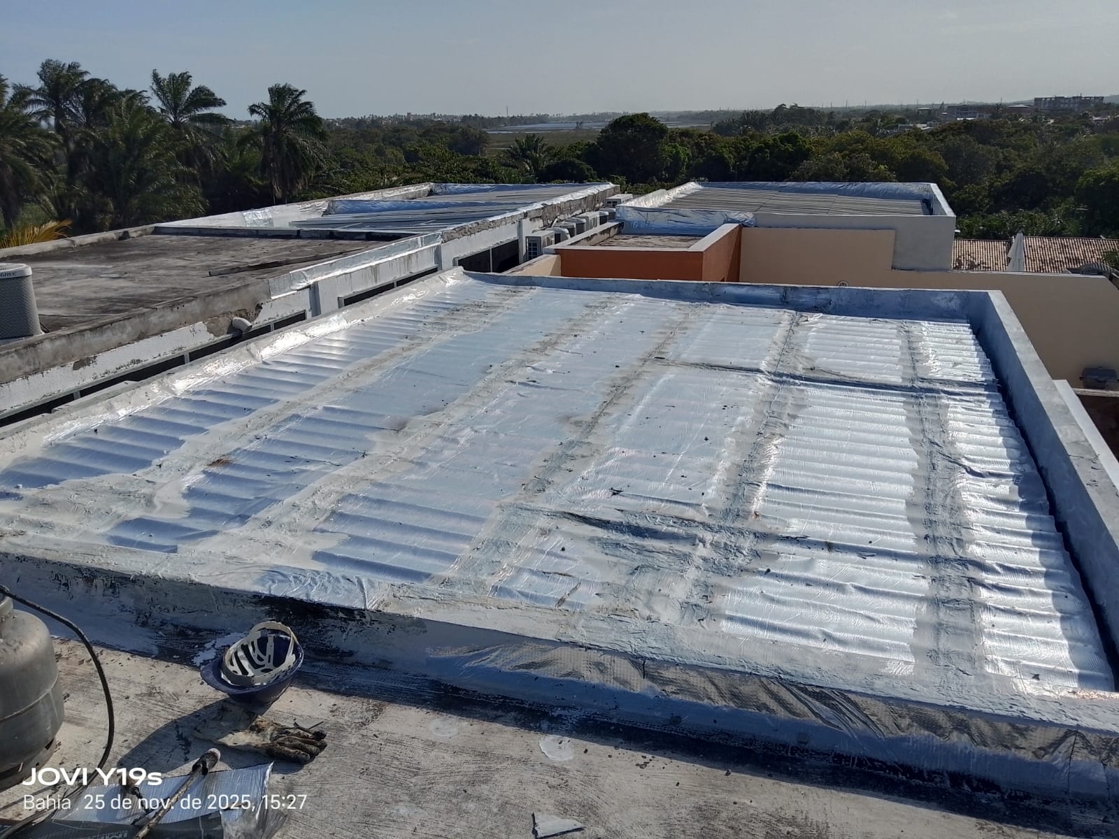 Registro depois da impermeabilização